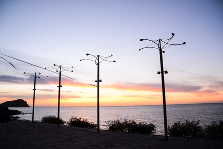 Photo Picture of a Beautiful Colored Sunsetの写真素材