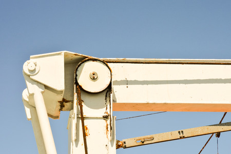 Photo Picture of an Old Industrial Puleyの写真素材