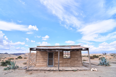 View of the Desert Tabernas in Almeria Province Spainの写真素材