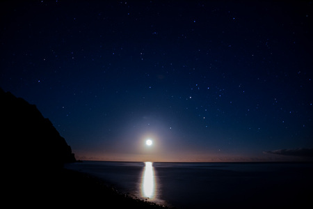 Starry Night Sky with a lot of Stars Backgroundの写真素材