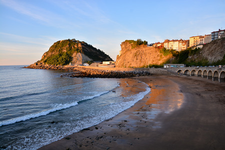 Photo picture landscape in Town of Getaria Basque Country Spainの写真素材