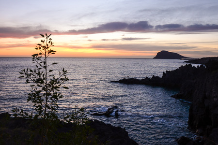 Photo Picture of a Beautiful Colored Sunsetの写真素材