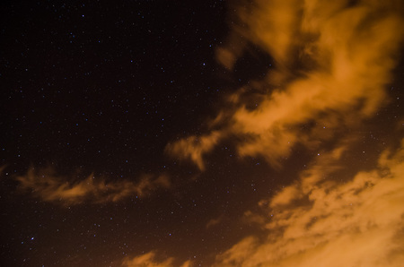 Starry Night Skyの写真素材