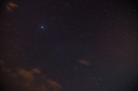 Starry Night Sky with a lot of Stars Backgroundの写真素材