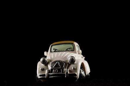 Picture of an Old Classic Car Statuetteの写真素材