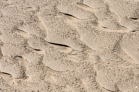 Photo picture closeup sand texture pattern of a beach in the summerの写真素材