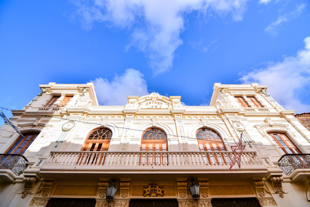 Spanish View Landscape in Tropical Volcanic Canary Islands Spainの写真素材