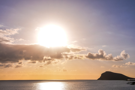 Photo Picture of a Beautiful Colored Sunsetの写真素材