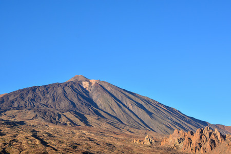 Spanish View Landscape in Tropical Volcanic Canary Islands Spainの写真素材