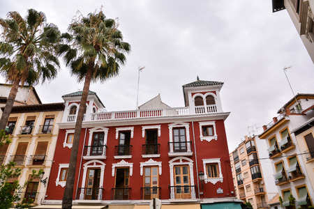View of the Historical City Granada Andalucia Spainの写真素材