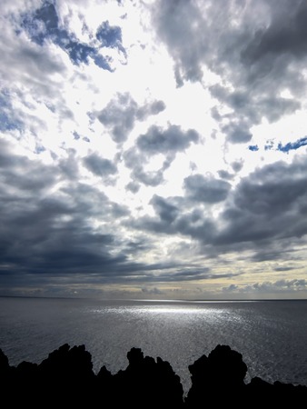 Spanish View Landscape in Tropical Volcanic Canary Islands Spainの写真素材