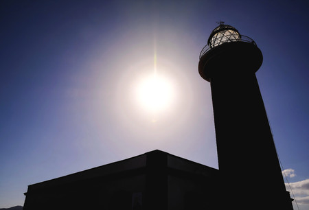 Photo Picture of an Old Lighthouse near the Seaの写真素材