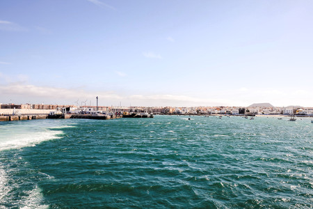 Spanish View Landscape in Tropical Volcanic Canary Islands Spainの写真素材