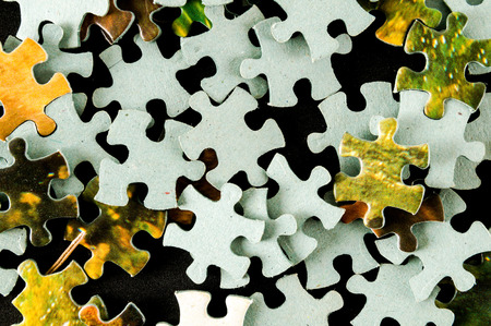 Photo picture of Jigsaw puzzle Background or textureの写真素材