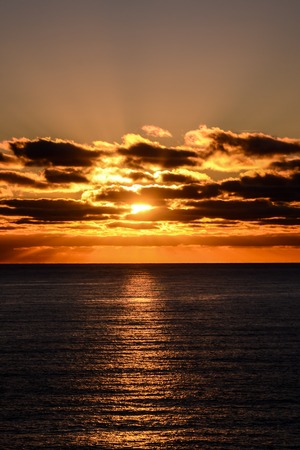 Photo Picture of a Beautiful Colored Sunsetの写真素材