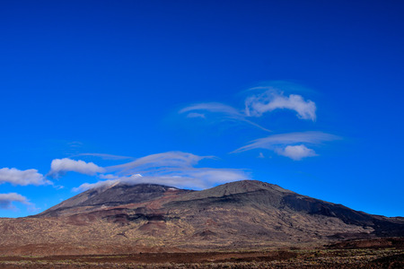 Spanish View Landscape in Tenerfe Tropical Volcanic Canary Islands Spainの写真素材