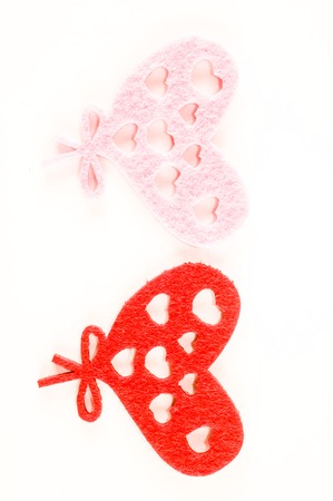 Photo picture of Heart texture background for Valentine's dayの写真素材