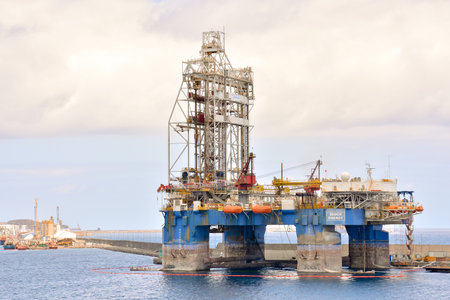 Editorial Picture of the Port in Gran Canaria Spain 10 october 2015