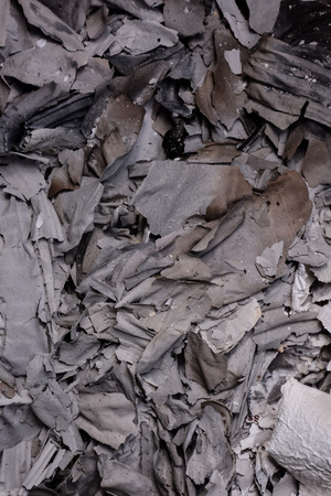 Photo picture background texture Ash from burnt paperの写真素材