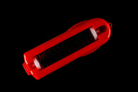 Close-up of cleaner Object on a black Background