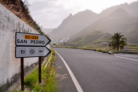 Photo Picture Scenic photography landscape European natural countryside in Agaete Gran canaria Canary islandsの写真素材