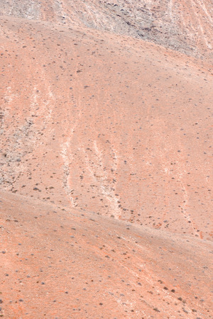Spanish Desert View Landscape in Fuerteventura Tropical Volcanic Canary Islands Spainの写真素材
