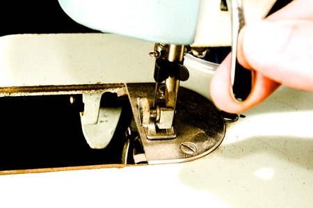 Photo Picture of an Old Vintage Sewing Machineの写真素材