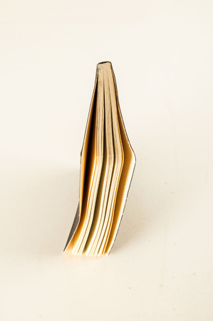 Close-up of a copybook Object on a White Backgroundの写真素材