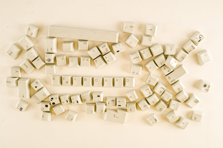 Alphabet numbers and some other keyboard keys shot