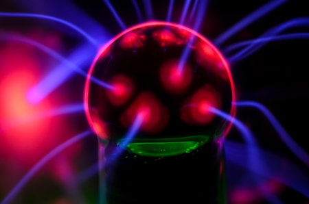 Plasma Static Electricity on a Tesla Sphere