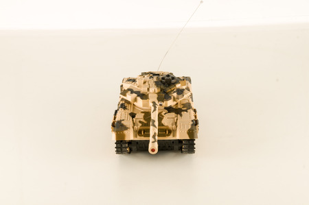 Scale model of a german tank from WWIIの写真素材