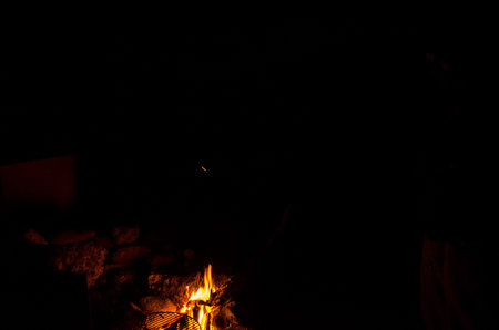 Photo Picture of a Camp fire in the night
