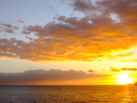 Spanish View Landscape in Tropical Volcanic Canary Islands Spainの写真素材