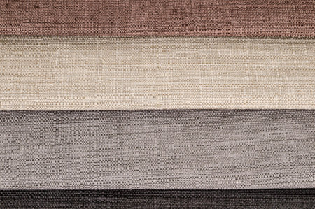 Photo picture Samples of colored cloth background texture