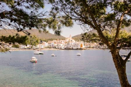 Village Cadaques on Costa Brava Catalonia Spain europeの写真素材