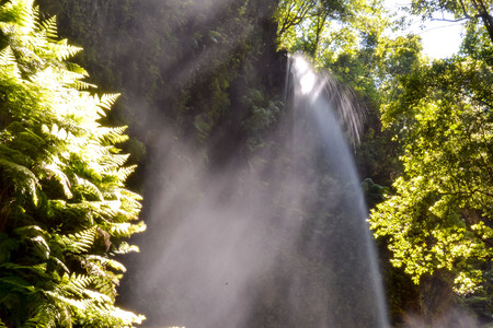 Photo Picture of a Beautiful Water Splash Waterfallの写真素材
