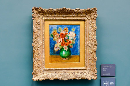 Editorial picture of Orangerie museum in paris city, taken 25 12 2018