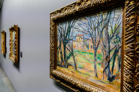 Editorial picture of Orangerie museum in paris city, taken 25 12 2018のeditorial素材