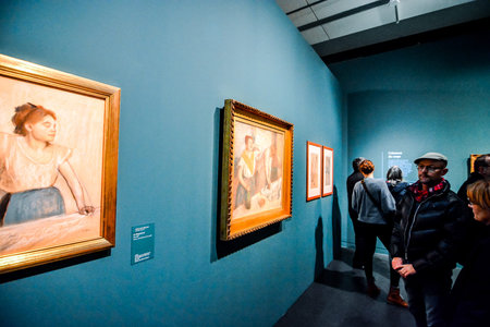 Editorial picture of Orsay Romantic Museum in Paris city taken in date 25 december 2018