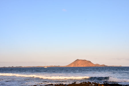 Spanish View Landscape in Tropical Volcanic Canary Islands Spain