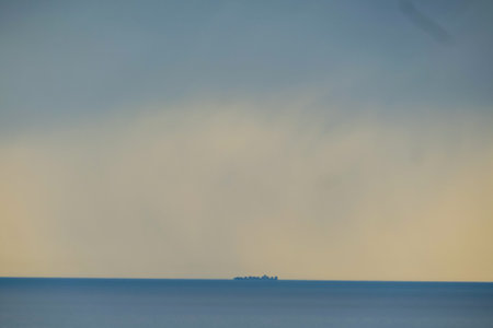 sunset over the sea, beautiful photo digital picture