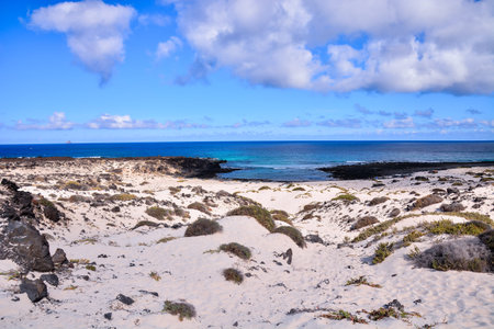 Spanish View Landscape in Tropical Volcanic Canary Islands Spain