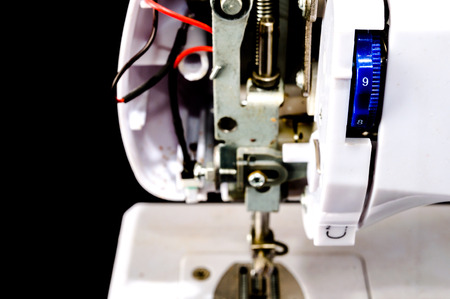 Photo Picture of an Old Vintage Sewing Machineの写真素材