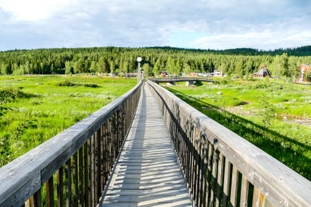 bridge over the river, beautiful photo digital pictureの写真素材