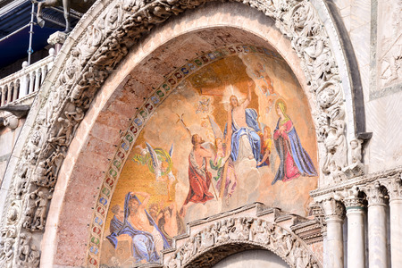 fresco in church, beautiful photo digital pictureの写真素材