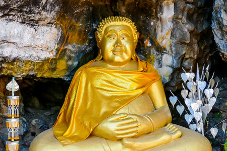 buddha statue in thailandの写真素材