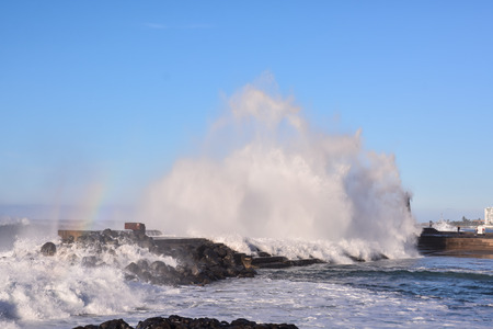 Photo Picture of a BIg Wave in the Oceanの写真素材