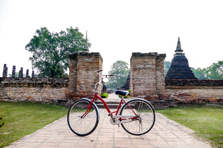 old bicycle in the garden, beautiful photo digital pictureの写真素材