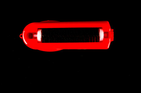 Close-up of brush cleaner Object on a White Background