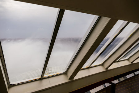 interior seating of a modern sea ferry